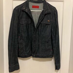 Sz M Dark Wash Denim Jacket